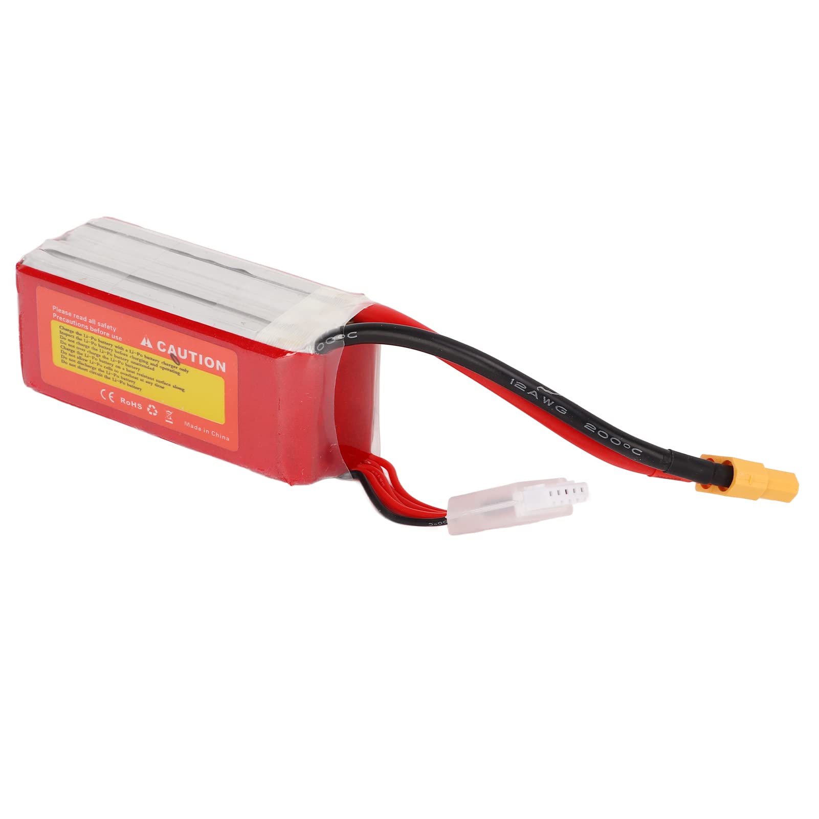 Batteria Lipo da 1800 mAh Velocità di scarica 100C Spina 14,8 V 4 S XT60 Alimentazione a batteria RC per modello di auto in elicottero RC