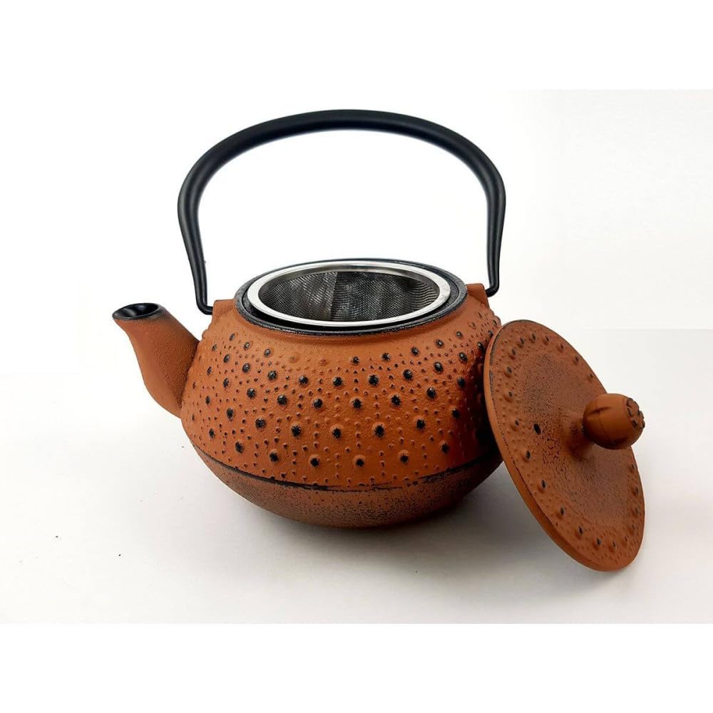 Tetera de hierro fundido (1 L), color verde