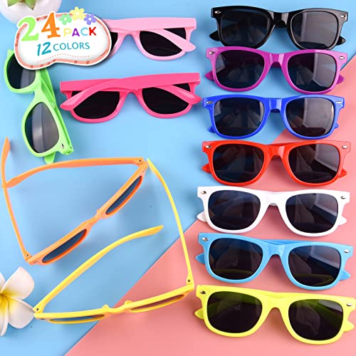 MIAHART Kids Sunglasses Bulk for Boys and Girls Glasses Party Favors for Summer Beach Pool Party Carnival Prizes2