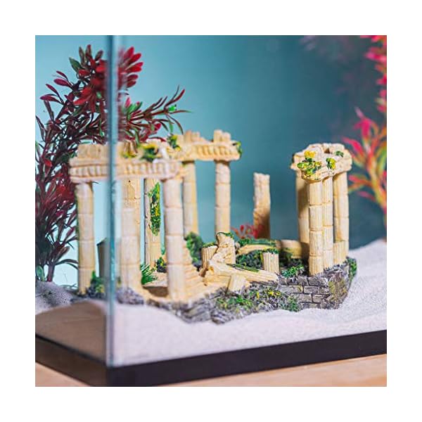Aquatic Planet Roman Square Pillars Aquarium Fish Tank Ornament Decoration - Image 6