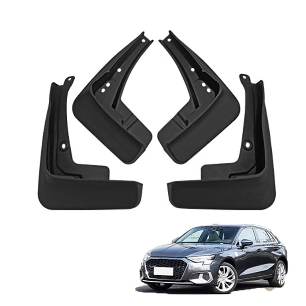 AMHVMU 4pcs Mud Flaps for Audi A3 (Hatchback - Standard Version) 2021