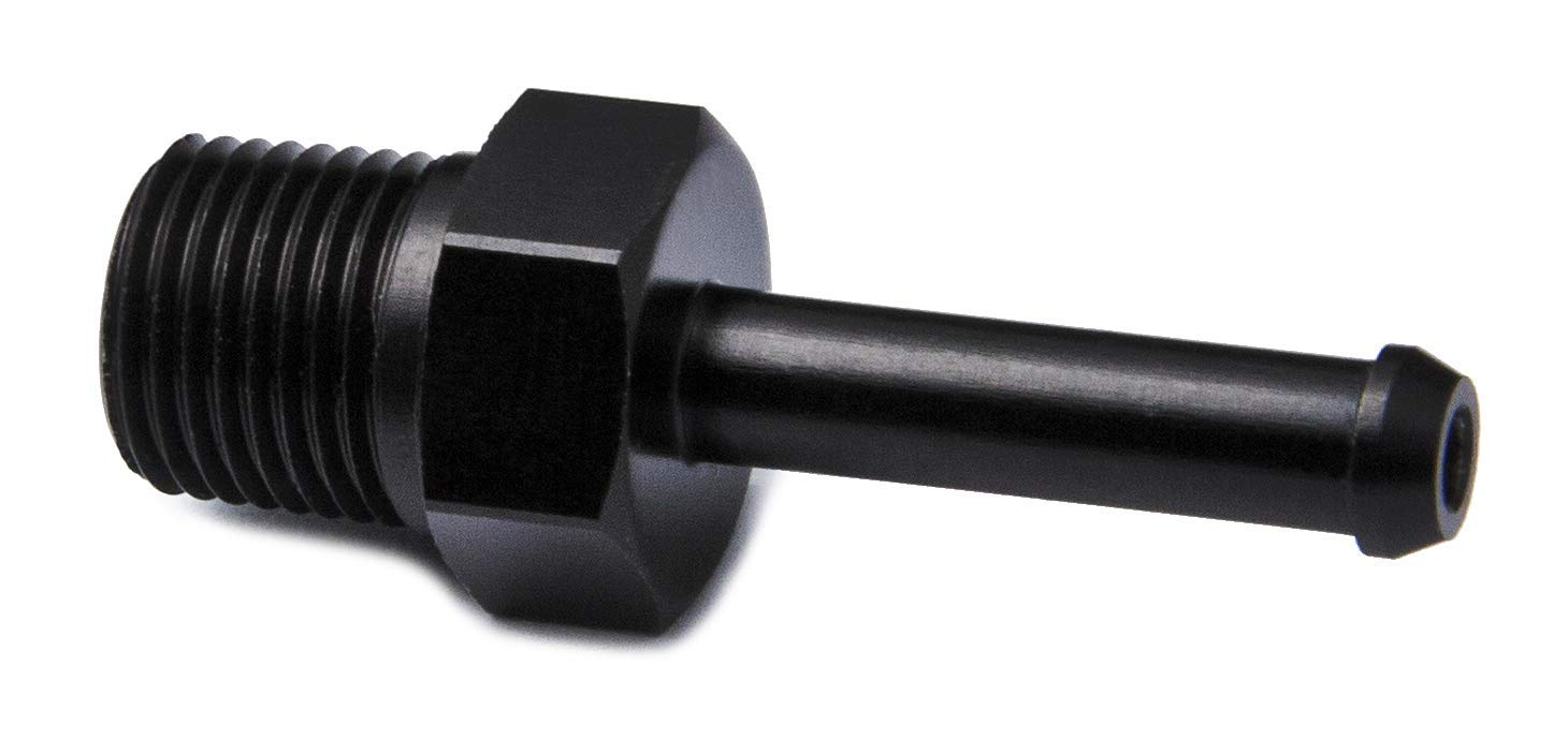 Raccordo Alluminio Nero 1/8 NPT - Adattatore Per Tubo Flessibile 4-5mm - Foto 5