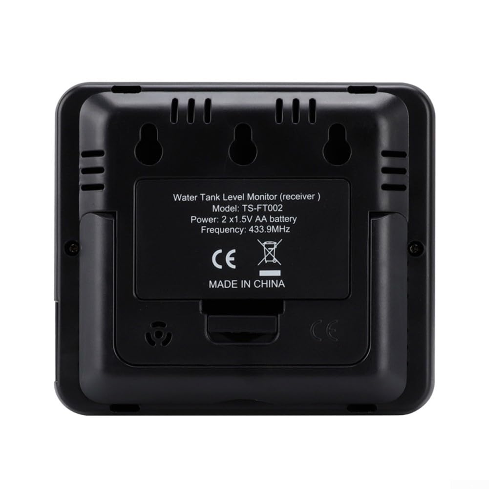 Jauge de niveau de réservoir d'eau numérique pour intérieur et extérieur, écran LCD, capteur sans fil, indicateur de niveau d'eau avec fonction d'alarme