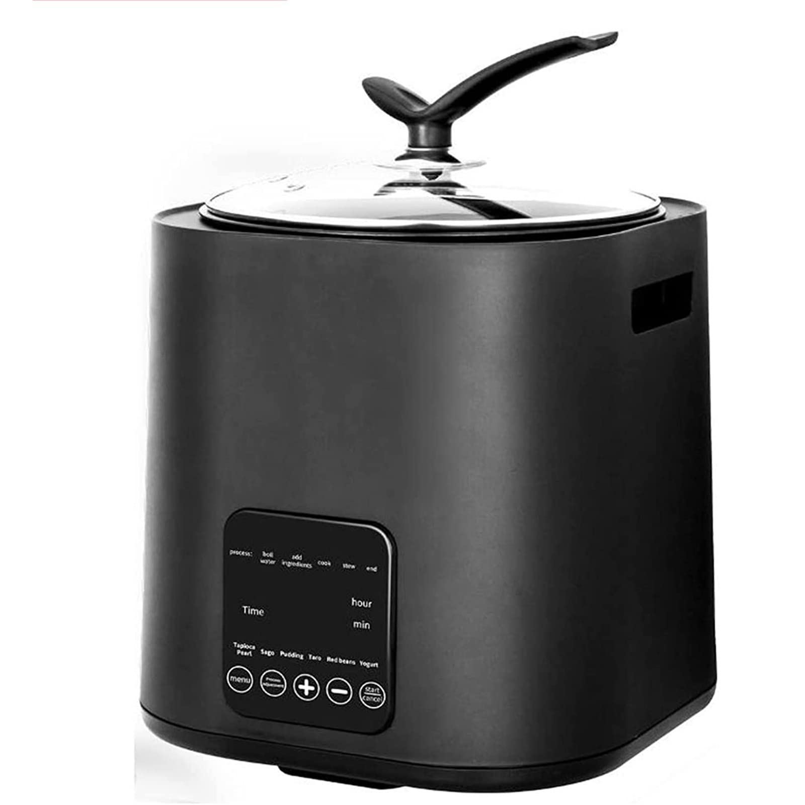 ENPAP Fully Automatic Pearl Pot, 9L Commercial Milk Tea Pearl Maker,1300W Tapioca Boba Pearl Pot Cooker with Smart Control Panel, Milk Tea Boba Pot Cooker