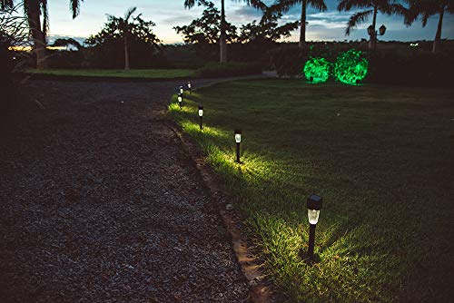 Conjunto Deunto de 8 Luminárias Solar Mini Balizadora, ABS Ecoforce