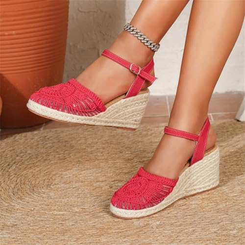 Espadrilles bout fermé avec semelle orthopédique compensée - 2