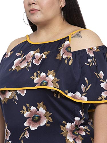 Image of Flambeur Women's Crepe A-Line Maxi Dress