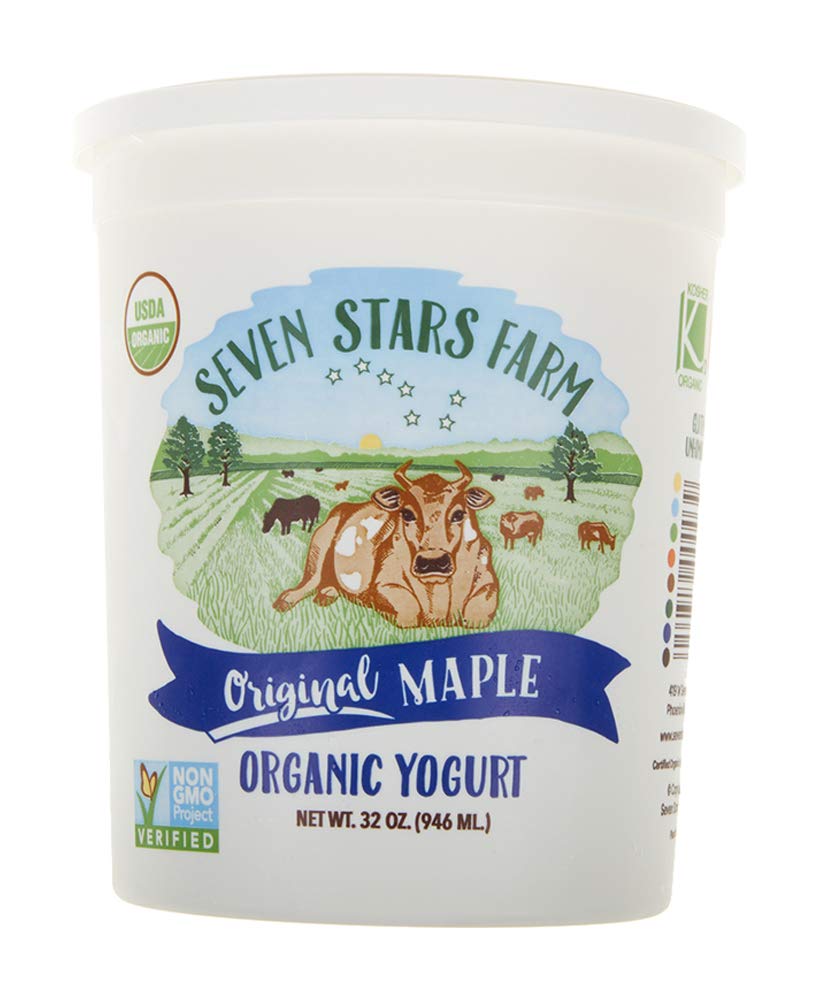Seven Stars Dairy Yogurt, Whole Milk Maple Cream Layer, 32 oz (frozen)