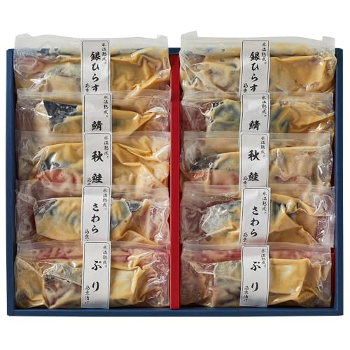 鳥取 山陰大松 氷温熟成 西京漬けギフトセット10切 和風惣菜 詰合せ【二重包装不可】【お届け不可地域：離島】のサムネイル