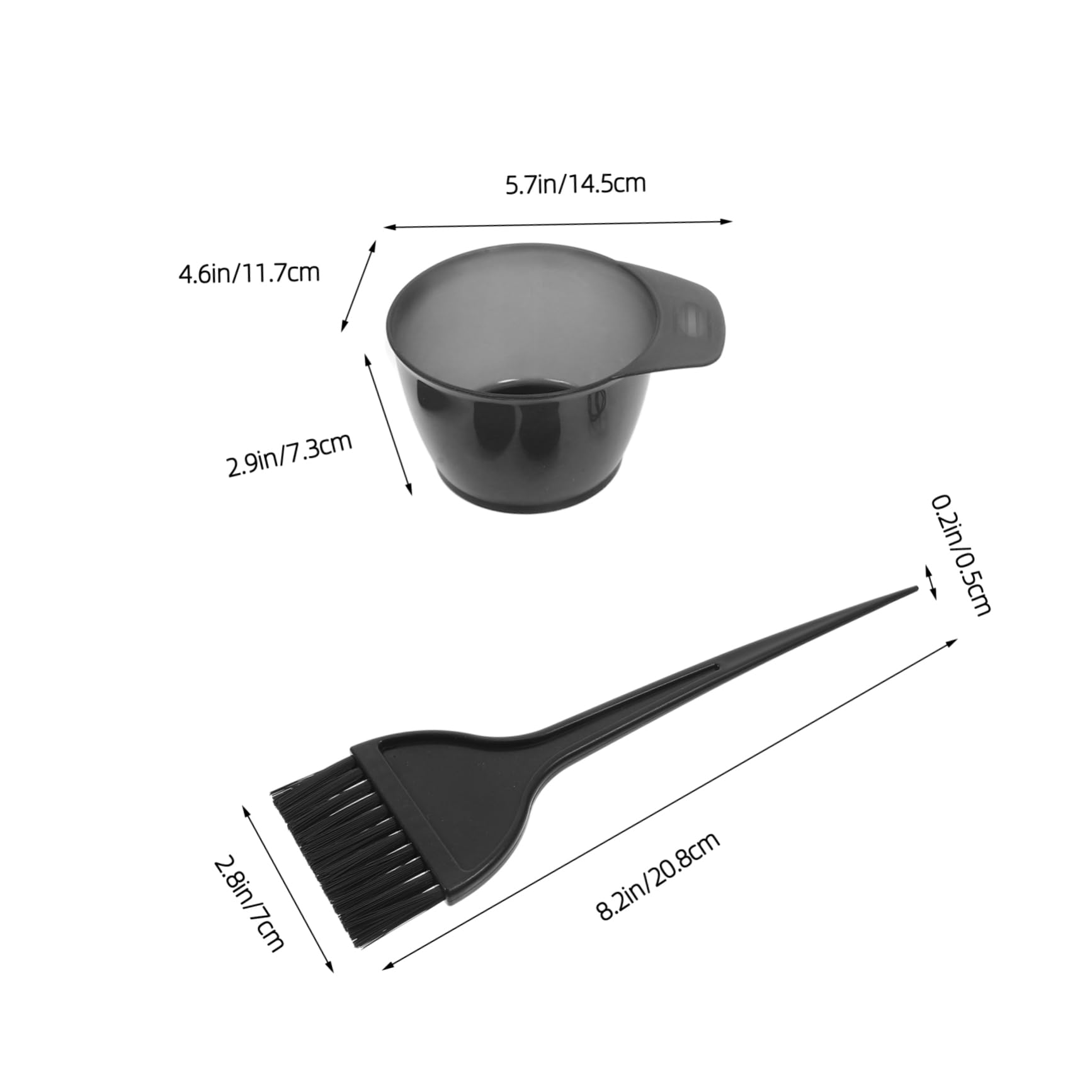 Amazon.co.jp: LOORGVEL 1セット染髪ツール 美容用具一式 カラーリング