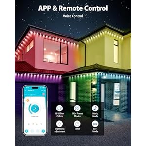 Fussionpermanentoutdoorlightsforhouse300ftip68waterproofoutsidelightswith4controlmethodssmartrgbplusiceaveslightingforchristmasallholidaydecorations Urban Country Home Decor Fussion permanent outdoor lights for house 300ft ip68 waterproof outside lights with 4 control methods smart rgb plus ic eaves lighting for christmas all holiday decorations urban country home decor