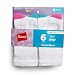Hanes Girls' Crew Socks 6-Pack