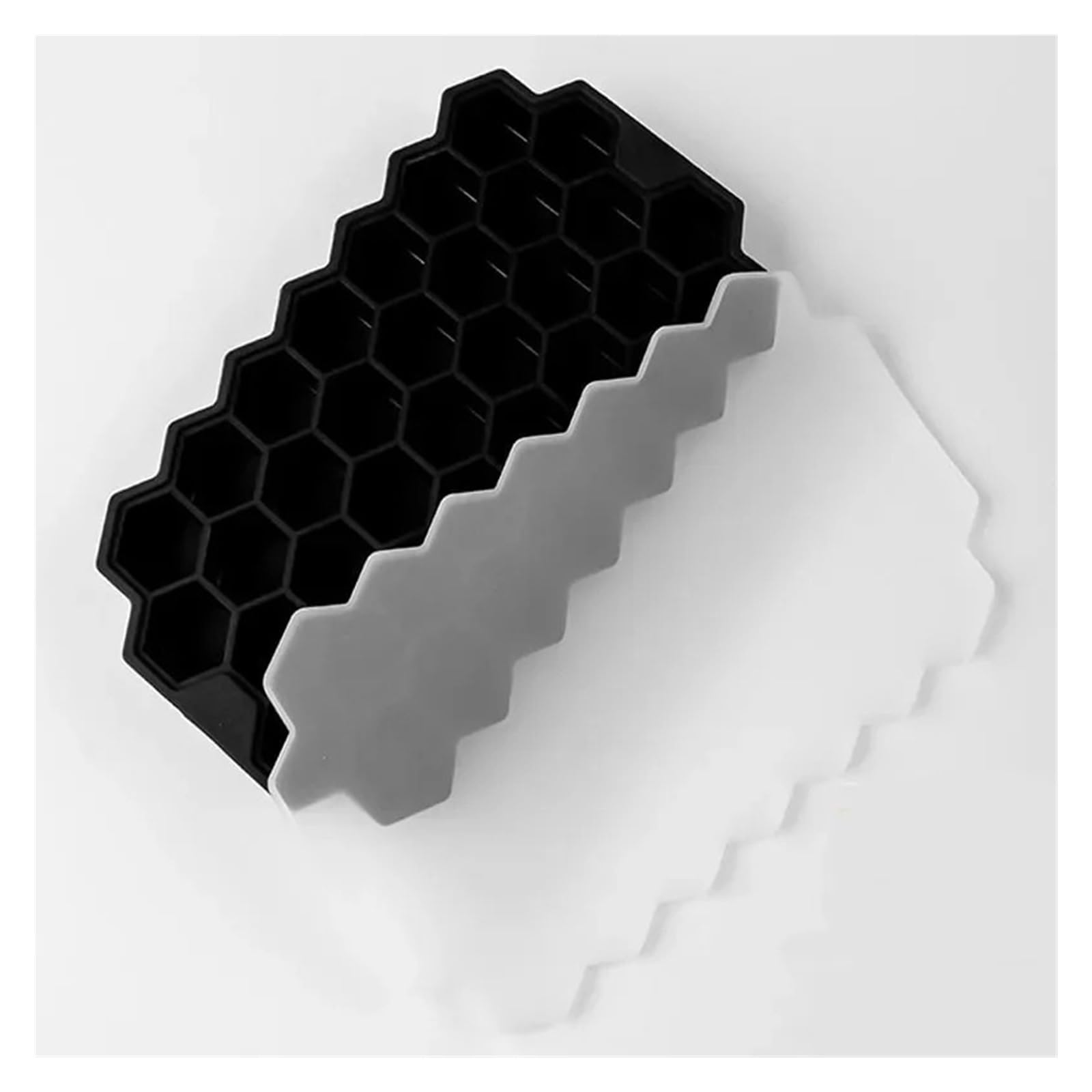 Molde De Silicona for Cubitos De Hielo, Bandeja De Gran Capacidad De 148 Cubitos Con Tapas