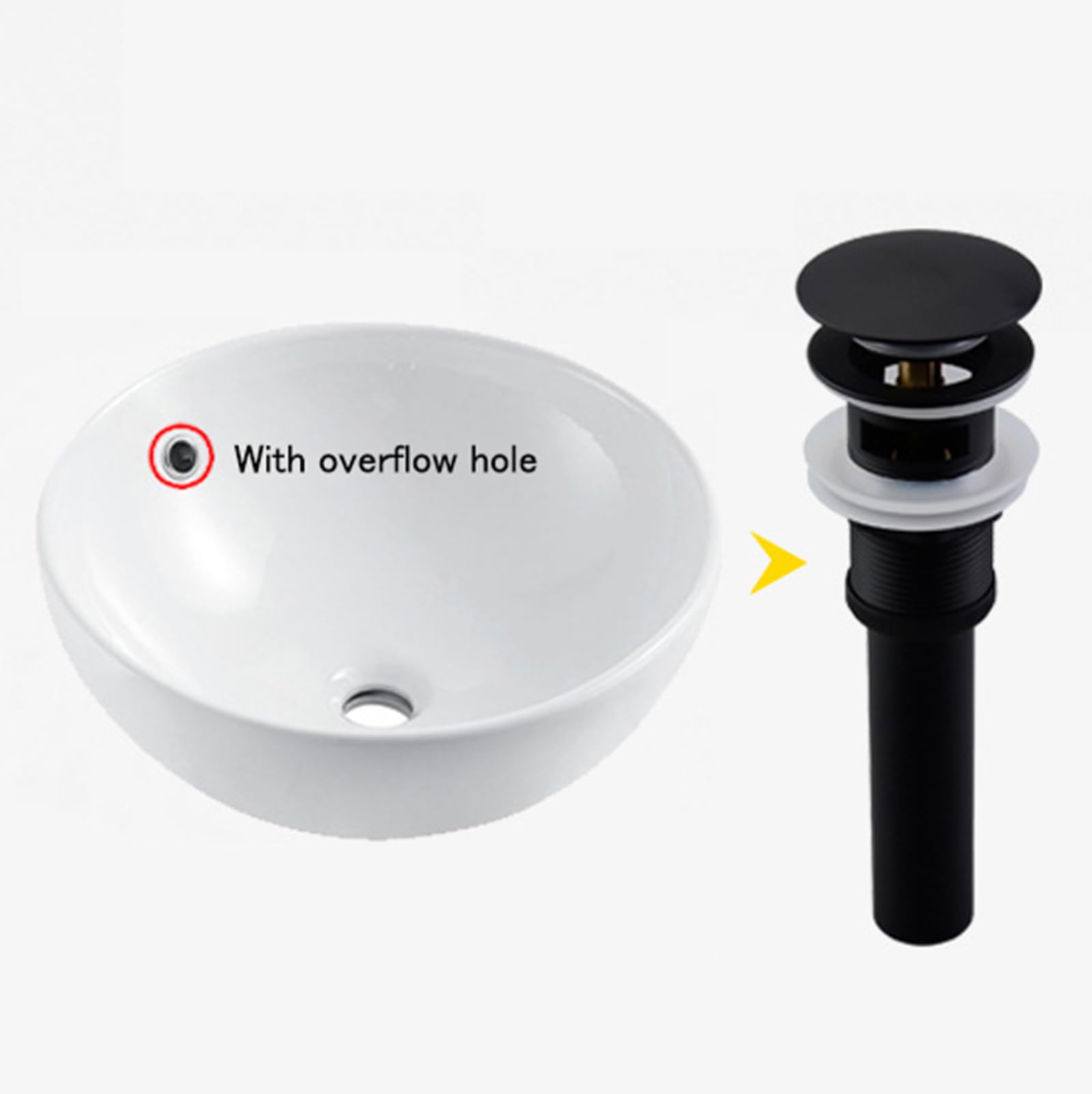Piletta Lavabo Bagno Click Clack Piletta Bidet Bagno Piletta Click Clack Universale Piletta Lavabo Bagno Lunga Tutto In Rame,nero,Non Poroso