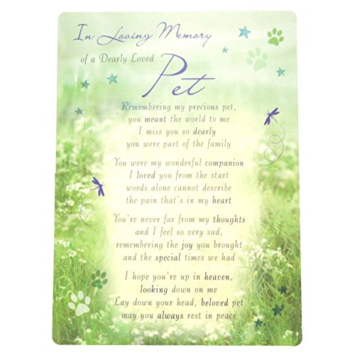 Cartolina commemorativa animale domestico - 120 x 165 mm - Regal Publishing