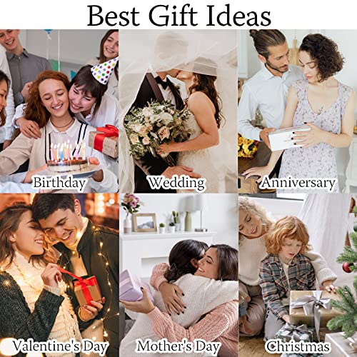 Sequpr Rosa Eterna in Vetro con Luce LED, Rosa