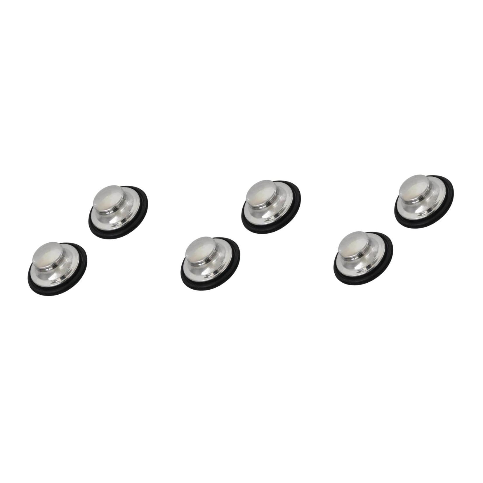 Amosfun 6 Piezas Tapón del Fregadero De La Cocina Tapón De Bañera Hundir Tapón para Desagüe De Bañera Fregadero De Acero Inoxidable Tapones De Drenaje De Bañera Lavabo Amoladora