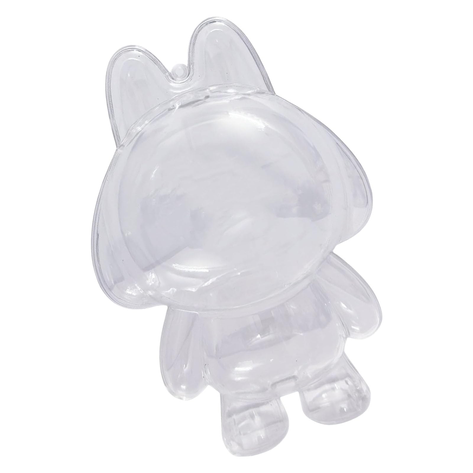 Tsophreniq Clear Acrylic Display Case for Plush Doll Stuffed Toy Figure Protective Covers Clear Figure Carrying with Chain Plush Doll Protective