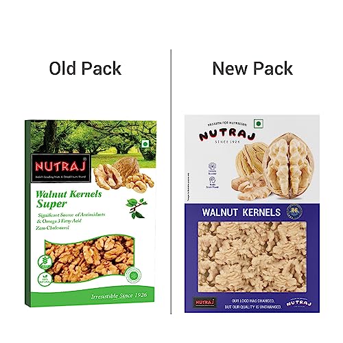 Image of Nutraj Special Walnut Kernels Without Shell 1 Kg (4 X 250g Each)| Akhrot Giri | Delicious & Crunchy Walnut Giri | High in anti oxidants| Rich In Omega-3 Fatty Acids
