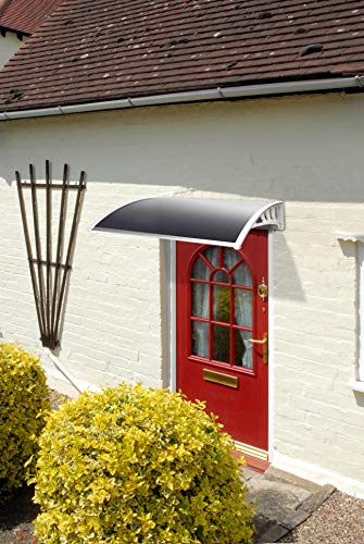 Greenhurst White Easy Fit 1.2m Tinted Door Canopy, 120x80x0.3 cm Greenhurst White Easy Fit 1.2m Tinted Door Canopy, 120x80x0.3 cm