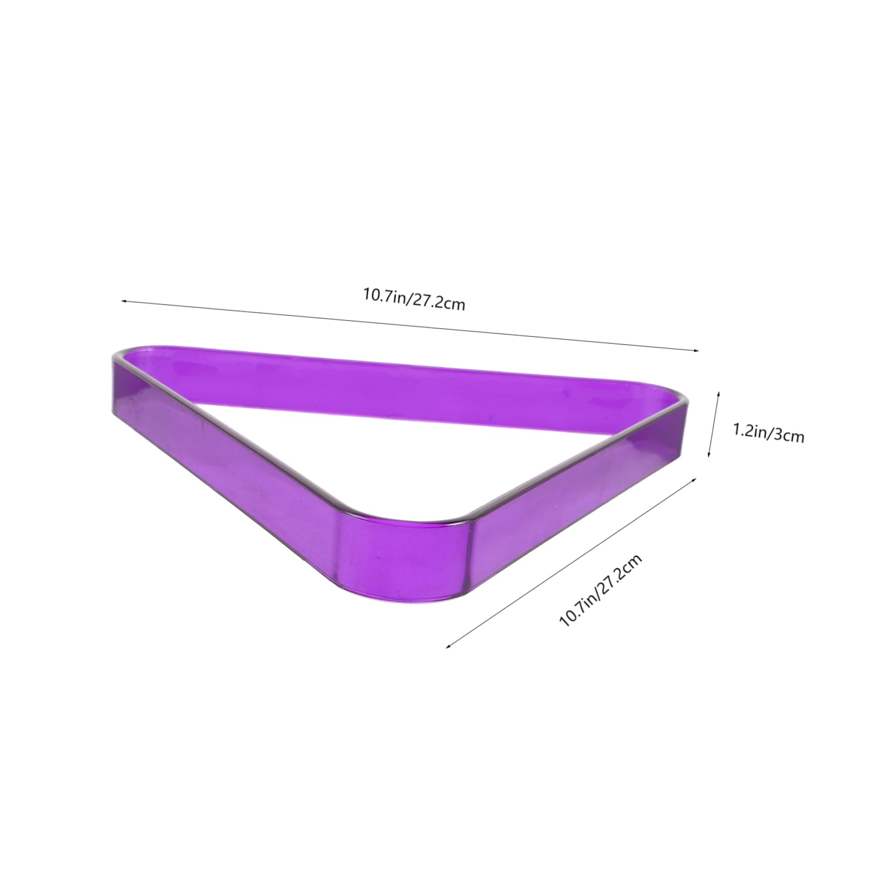 Mipcase Pool Table Balls Rack Mini Triangle Billiards Holder Plastic Billiard Rack Snooker Balls for Home Club Use