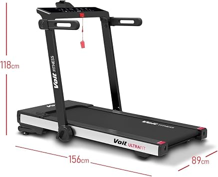 Ultrafit Automatic Inclined Treadmill, 16km Speed, Bluetooth Connected, 120kg Capacity