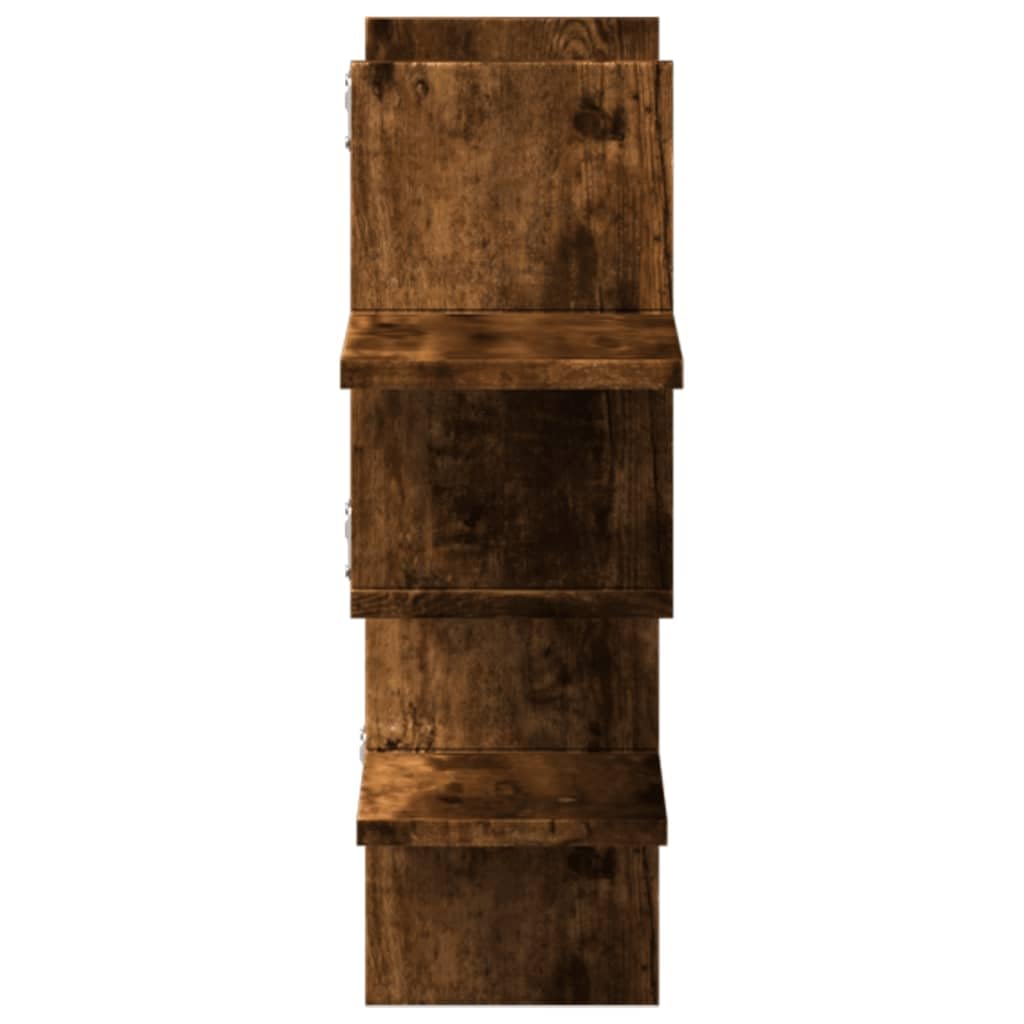 Mensola sospesa da parete, in legno di incenso, 124,5 x 18 x 60,5 cm, per libri e immagini, salvaspazio con robusta mensola, ideale per soggiorno e studio