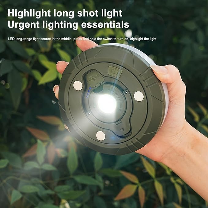 Lampe Solaire Camping, 6.5M Guirlandes Lumineuses De Camping Étanche