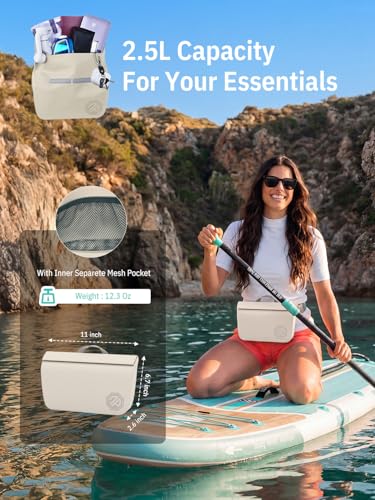 Image of niphean IPX7 Waterproof Fanny Pack, Magnetic One-Hand Closure Dry Bag