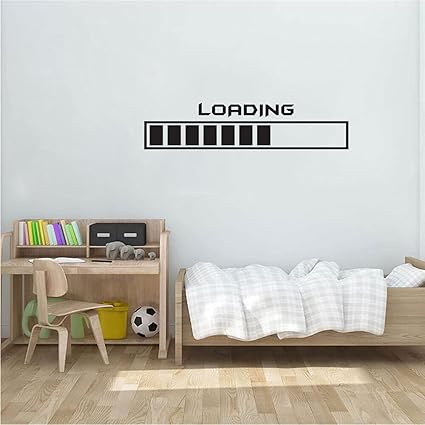 GADGETS WRAP Wall Decal Vinyl Sticker Wall Decoration - Gamer Vinyl Wall Decal Gaming Loading Joystick Room Decor