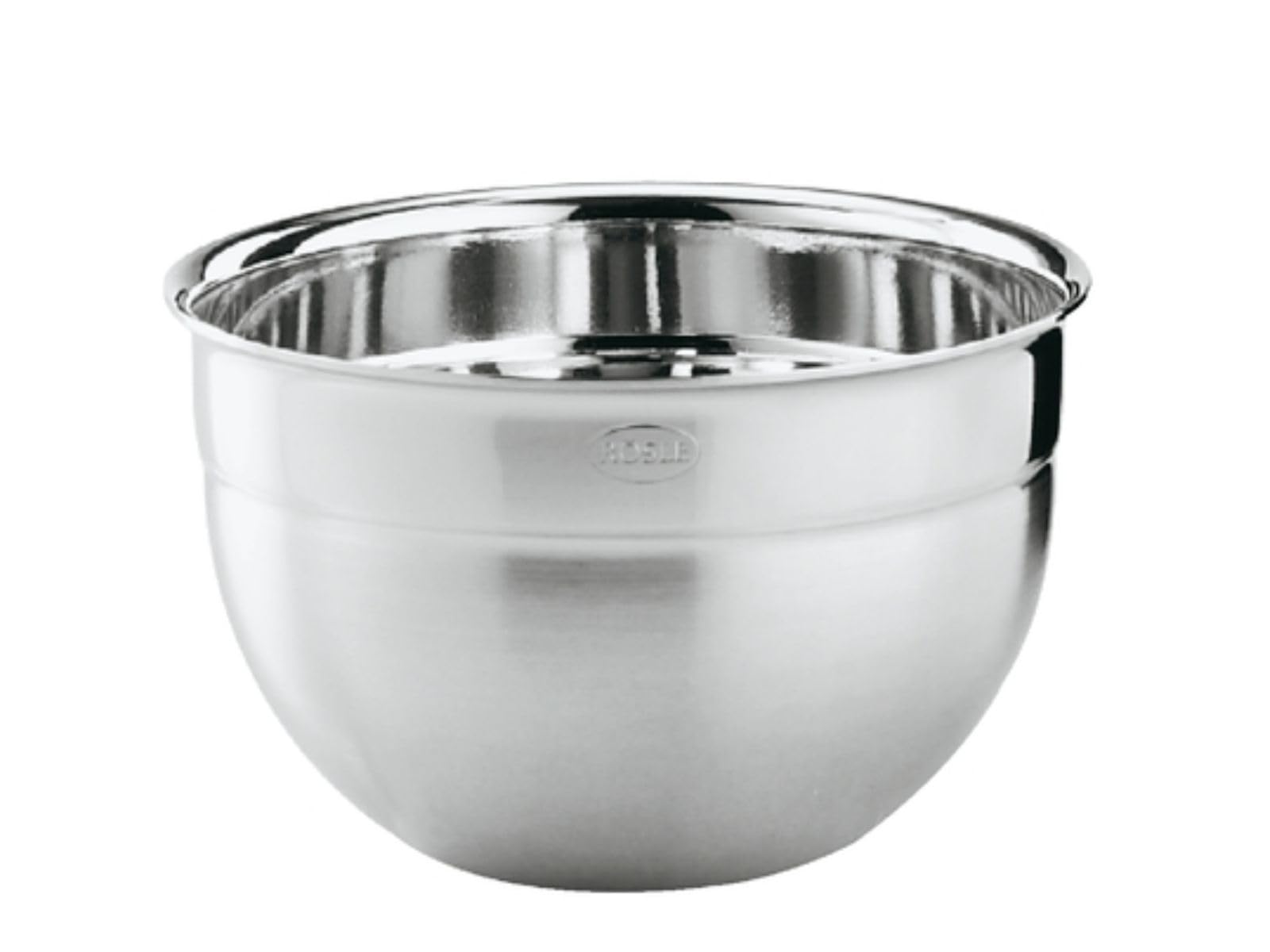 RÖSLE High Bowl, Elegant Stainless Steel Bowl for Preparing and Storing Food, 18/10 Stainless Steel, Dishwasher-Safe, 8 cm, Silver-Coloured