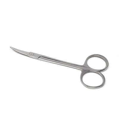 AVIS Iris Scissors 4" Curved (CVD) - Precision Surgical Scissors, Stainless Steel Grade 410, Sharp Blades for Delicate C