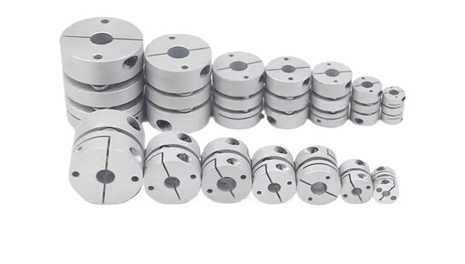 D68L74 1 pieza de aleación de aluminio de doble diafragma de sujeción corta serie de acopladores de potencia piezas de transmisión acoplamiento(19x29)