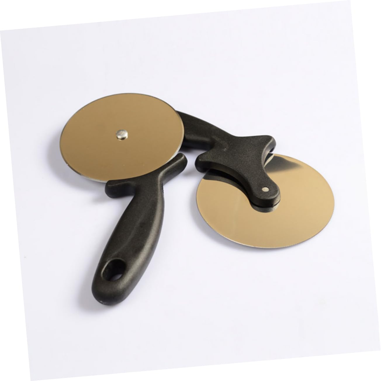 GRIRIW Stainless Steel Pizza Cutter Wheel with Non Slip Grip Handle Effortless Slicing Tool for Home Cooks Chefs Easy to Clean Operate for Pizza Dough and Baking