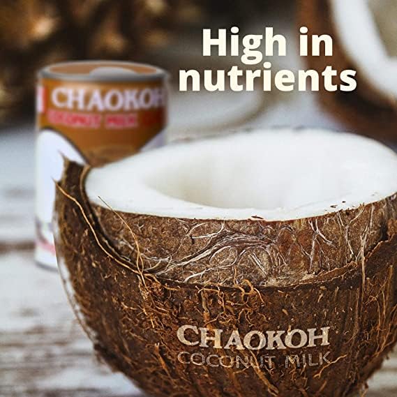 C'haokoh Coconut Milk 400ml*2 – Authentic Thai Coconut Cream, Rich & Creamy for Curries, Desserts, Baking & Vegan Cooking - Image 5 thumbnail