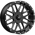 Bundle-9-Items-MSA-Milled-Bandit-18-Wheels-34-Ultracross-Tires-4x156-Bolt-Pattern-12mmx15-Lug-Kit