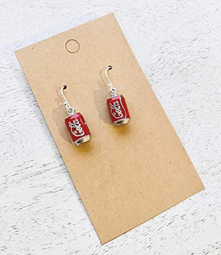 Soda Cola Can Earrings on Sterling Silver Earrings Drop Sundance Dreams Designs Handmade Women2