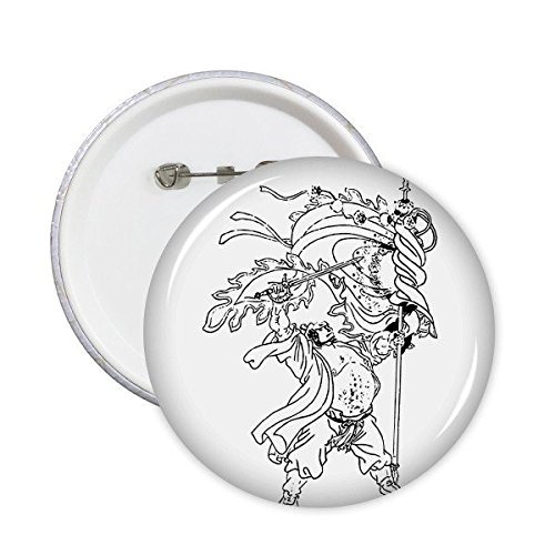 Chine figure ligne dessin broches pour personnaliser votre veste en jean au quotidien
