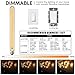 Leools T300 Led Long Bulbs,12W Dimmable Tubular Bulb,100 Watt Equivalent,E26 Edison Style Vintage LED Filament Light Bulb,Amber Glass,2700K Warm White,11.8inch(300mm) Tall T10 Light Bulbs,4-Pack.