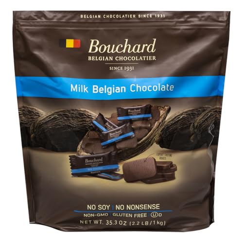 Belgian Milk Chocolate Napolitains 35.3 OZ (2.2 LB/1KG)