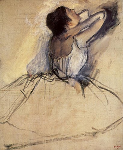 Cadre d'art Edgar Degas The Dancer impression Archival Matte marron