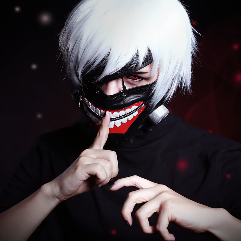 東京喰種　金木研コスプレ 2次元アニメ半顔マスク 3Dプリントマスク 東京喰種 #東京喰種コスプレ #金木研 #金木研コスプレ