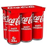 Coca-Cola Coca-Cola Original Pack 6x33CL Canettes - Les 6 canettes de 33cl