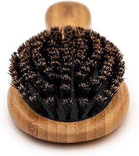 Boar Bristle Hair Brush Set - Designed for Kids, Women and Men. Natural