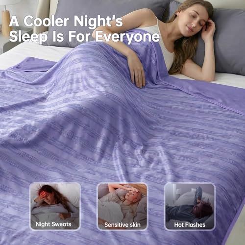 Image of Guohaoi Cooling Blanket for Hot Sleepers and Night Sweats 50 inchx70 inch Twin Size