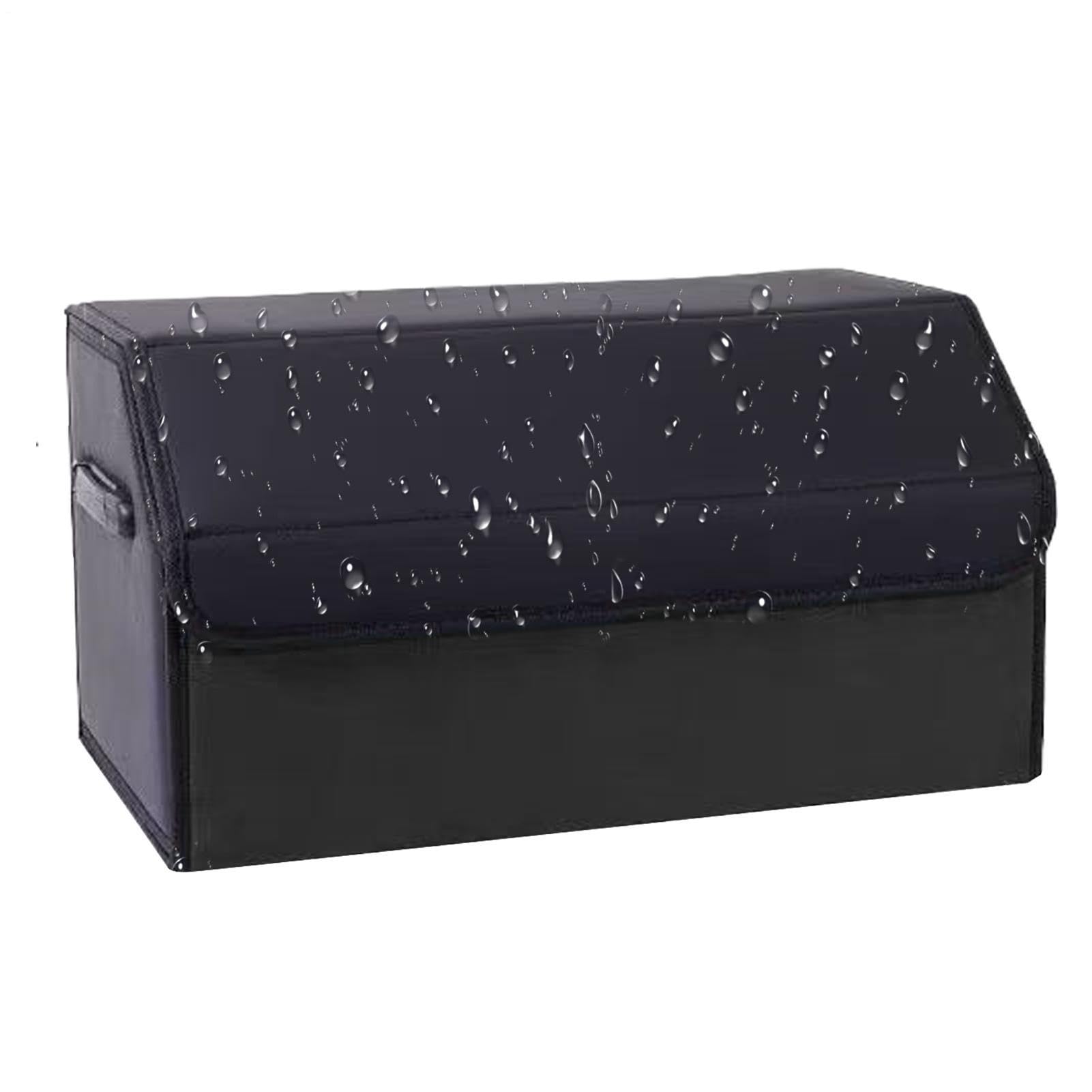 Generico Organizer Portaoggetti Per Bagagliaio Borsa In Pelle PU | Organizer Bagagliaio SUV Pieghevole Con Chiusura Magnetica Viaggi, Carico, Spesa, Attrezzi, Interni, Esterni, Campeggio
