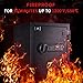 TIGERKING Fireproof Safe,1.24 Cubic Feet Small Steel Money Safe Box Home Safes with Digital Lock for Home and Office