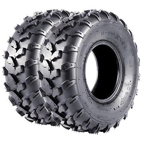 VANACC ATV UTV Tires 19x7-8 Mini Bike Sport Tire 19x7x8 19 7 8, 4PR, Set of 2