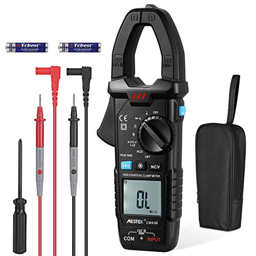 Digital Clamp Meter, Mestek AC Current 600A True RMS 10000 Counts Digital Multimeter
