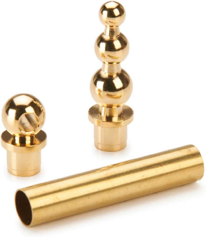 Woodriver Project Kit - Mini Ornament 3 Ball Bottom Gold (1)